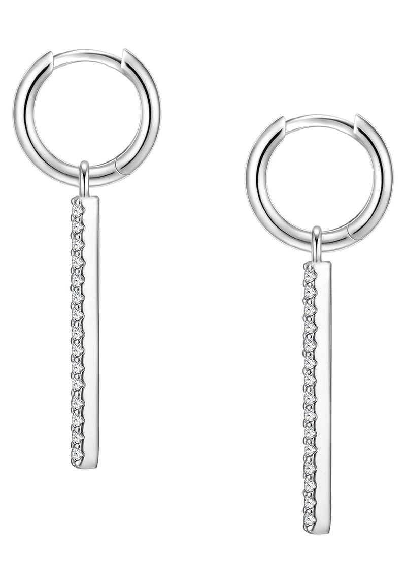 Glanzstücke München Orecchini Pendente In Argento Sterling 925 Con Zirconia, Rodiati, Per Donna