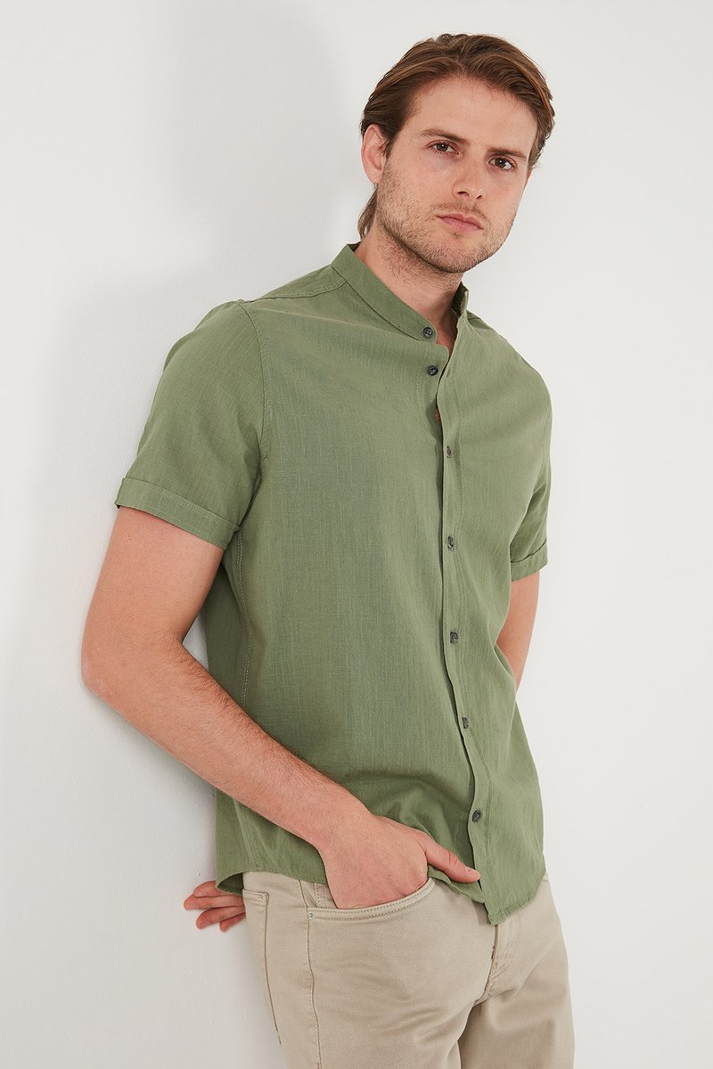 Buratti SHORT SLEEVE - Srajca - khaki