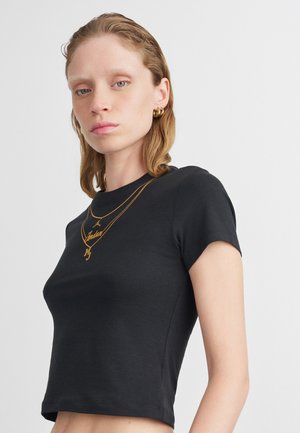 TEE - Camiseta estampada - black/white