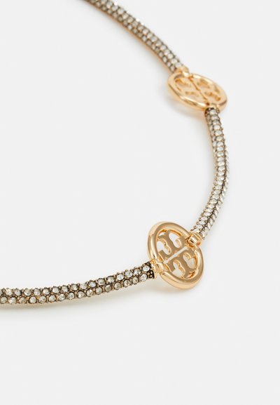 Tory Burch MILLER PAVE NECKLACE - Necklace - gold-coloured/crystal