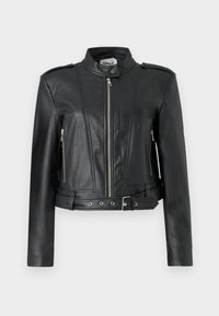 ONLSADIE JACKET - Imitert skinnjakke - black