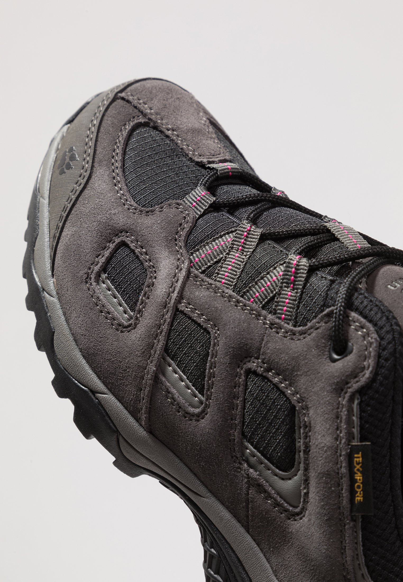 VOJO HIKE 2 TEXAPORE LOW Hikingschuh dark steelblack VOJO HIKE 2 TEXAPORE LOW Hikingschuh dark steelblack