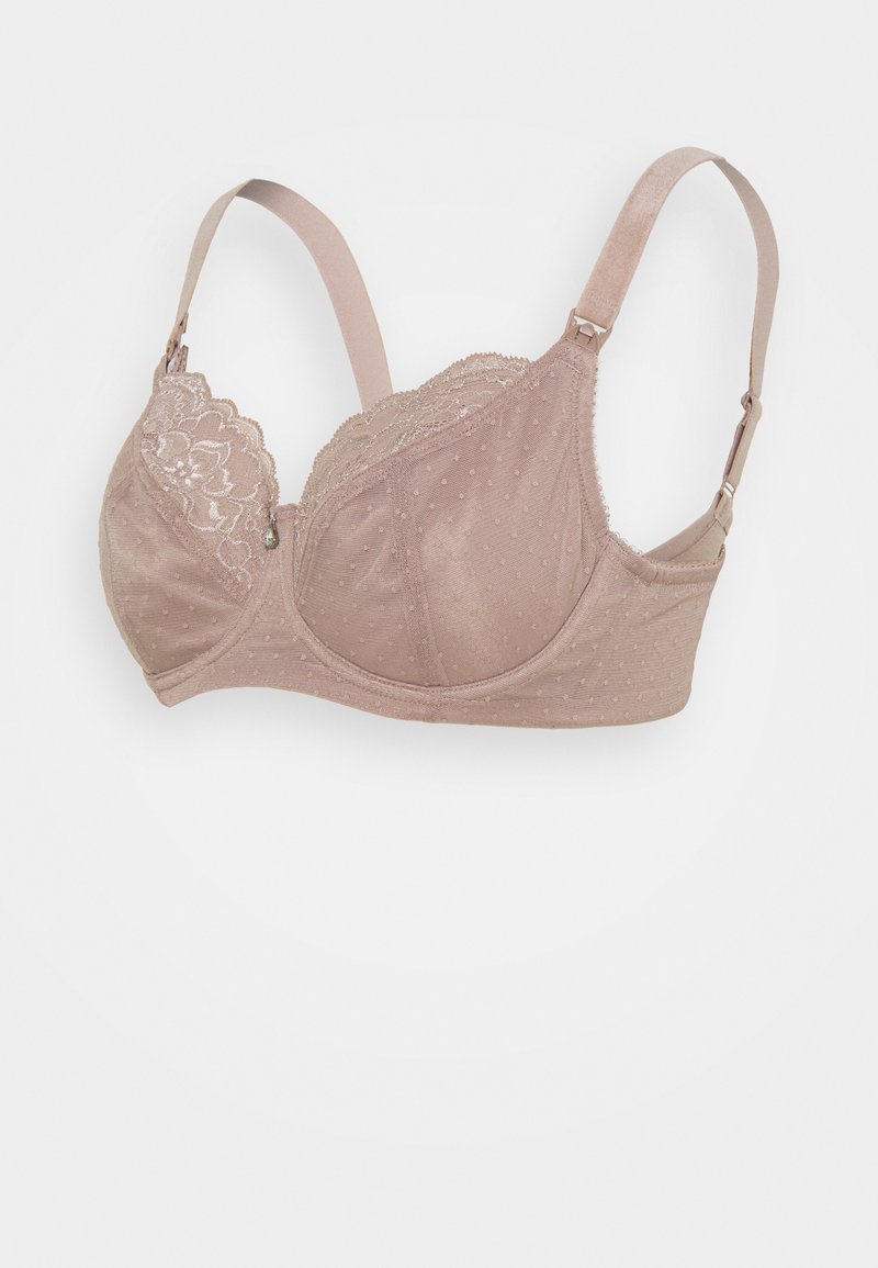 Cake Maternity TIMTAMS FLEXI WIRE NURSING BRA Reggiseno con ferretto taupe/grigio talpa