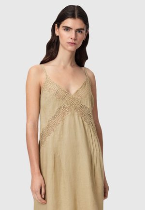 AllSaints SAMIA DRESS - Φόρεμα ημέρας - pinto brown