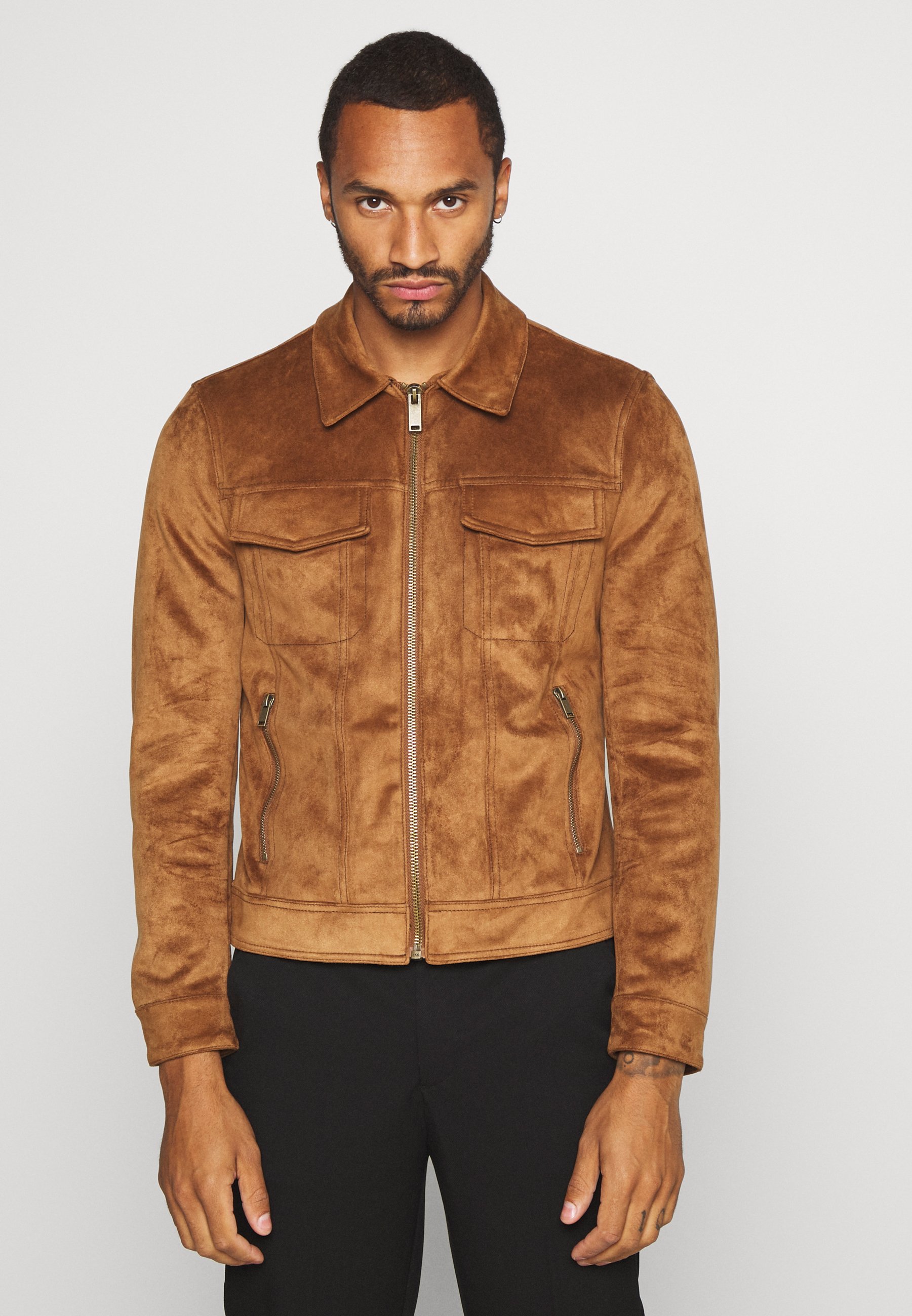 River Island Imitert skinnjakke tan Zalando.no River Island Imitert skinnjakke tan Zalando.no