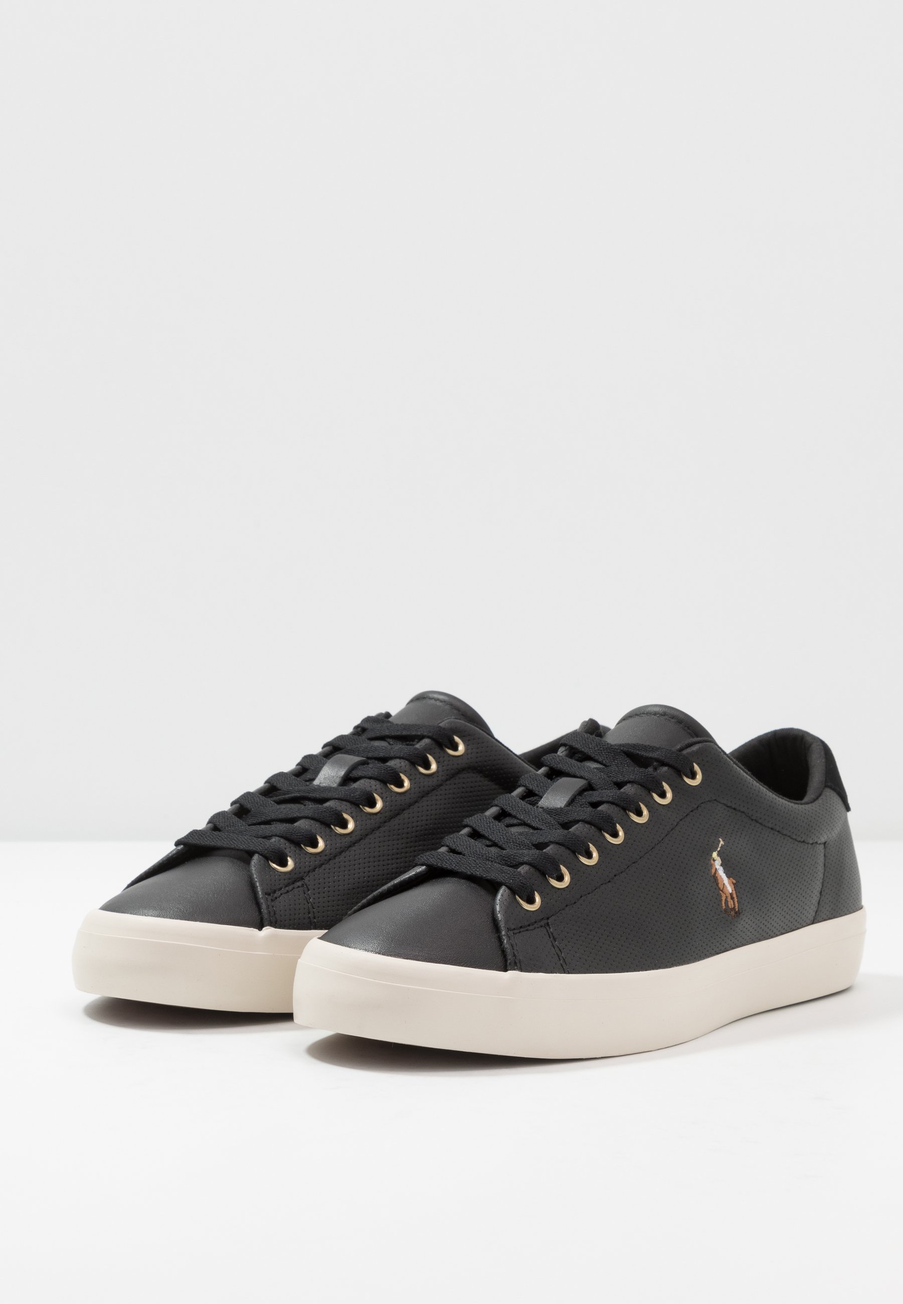 polo leather trainers