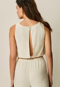 Next SUMMER SQUARE NECK  - Blůza - natural