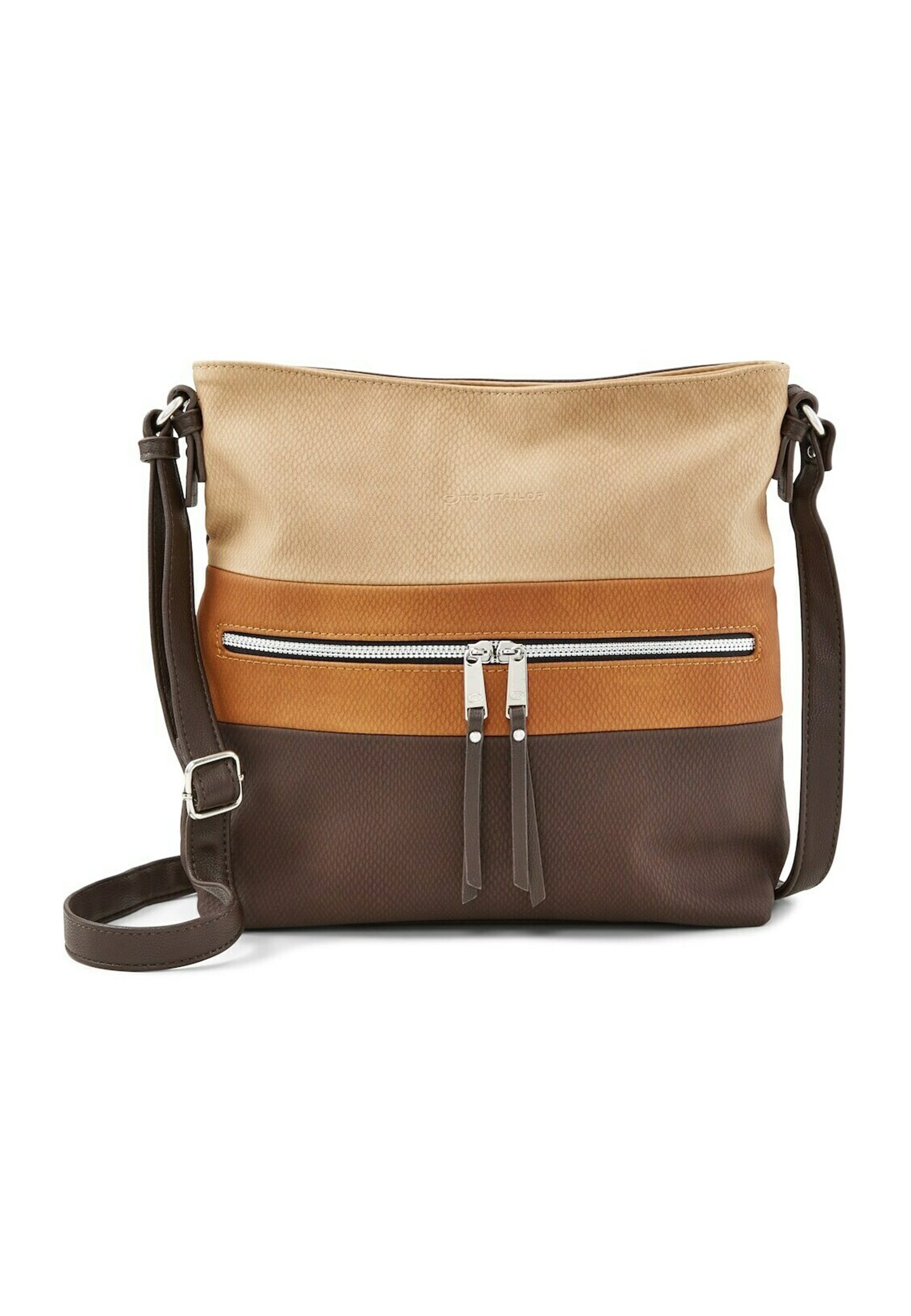 Sac Bandoulière Tom Tailor Mirenda Cross Bag Couleur Taupe - Neuf Avec étiquettes - Polyuréthane, Taille M