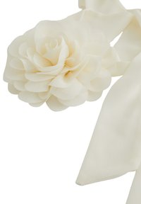 WE Fashion FLOWER CORSAGE - Foulard - white