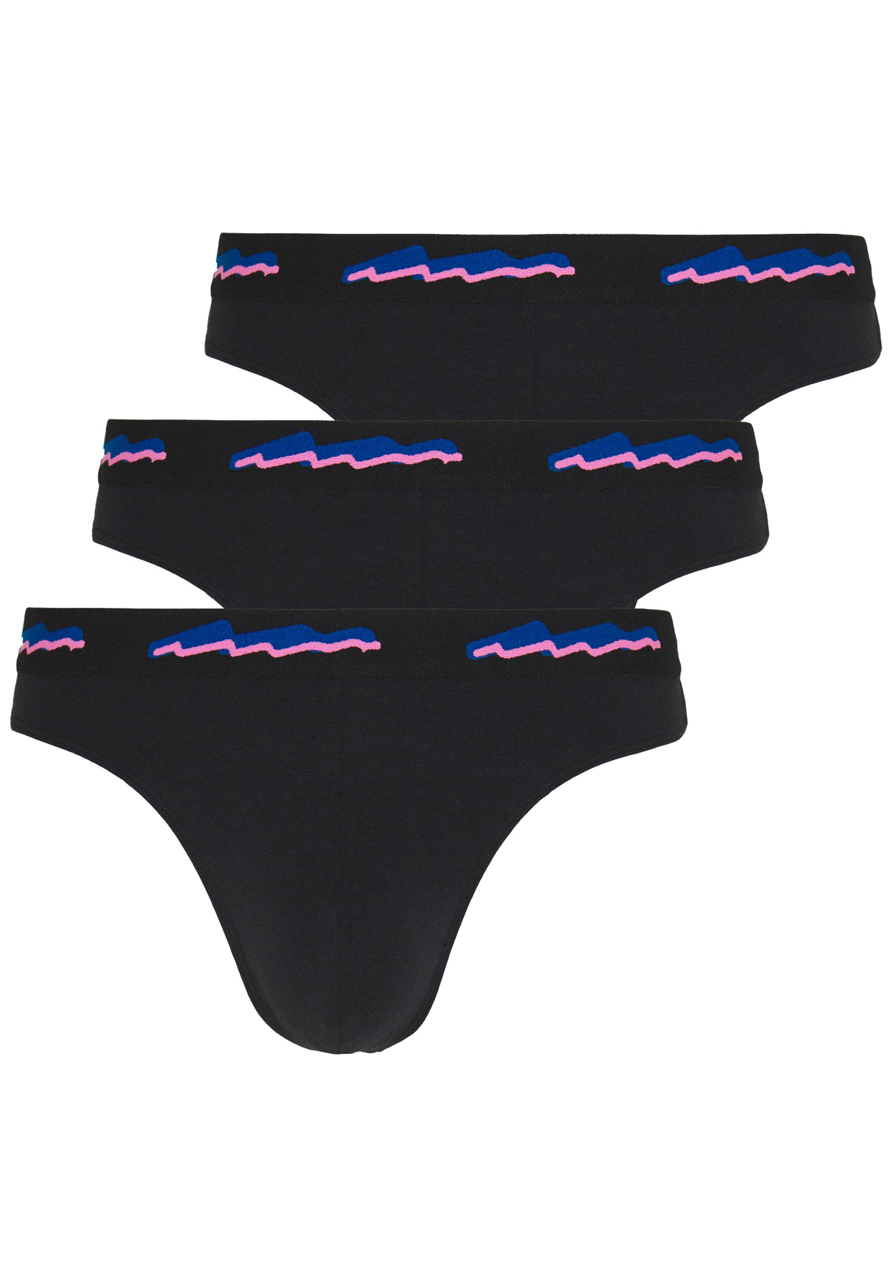 Pier One 3 PACK Underbukse blackmulticoloured Zalando.no Pier One 3 PACK - Underbukse - black
