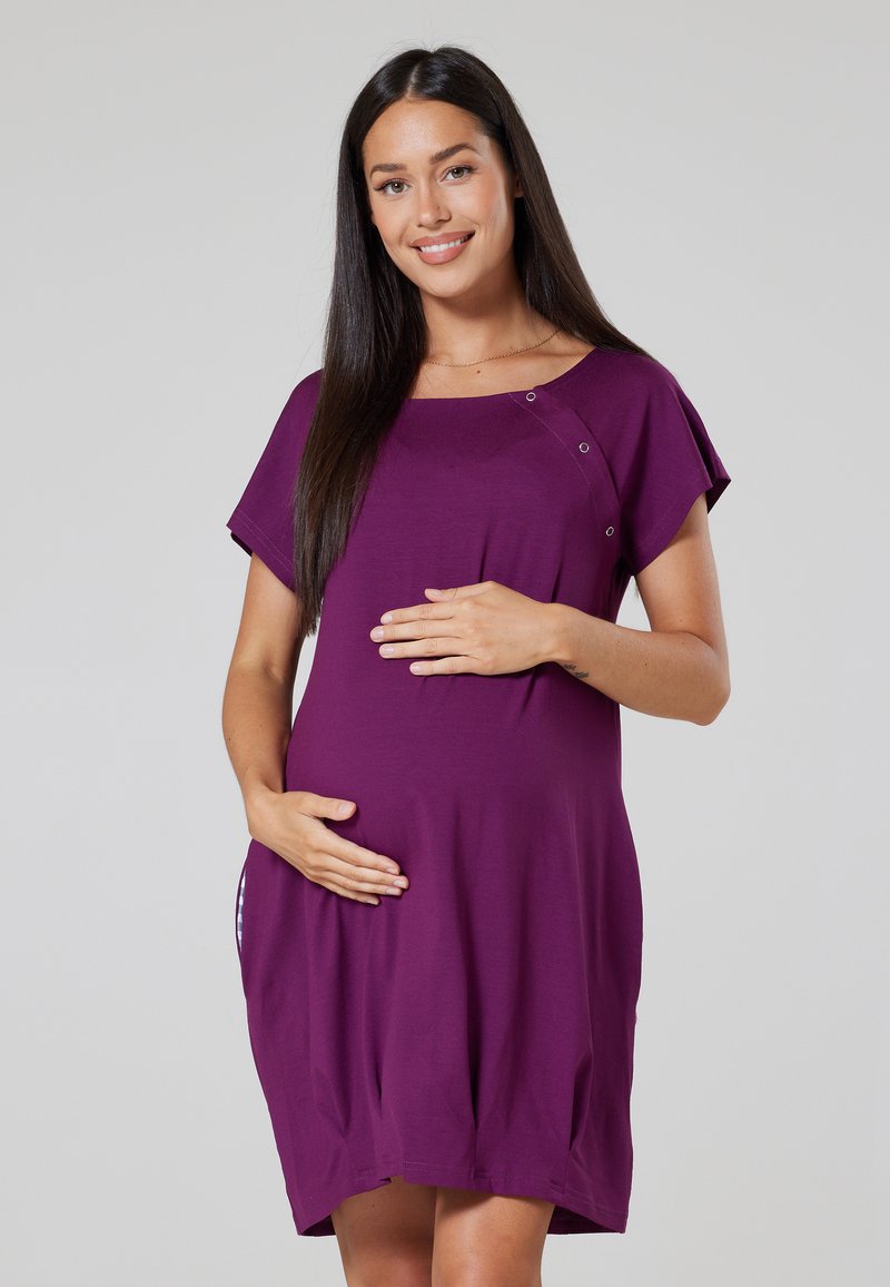 Happy Mama MATERNITY AND BREASTFEEDING NIGHTSHIRT Vestido ligero