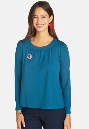 Antoine et Lili, HAUT EN JERSEY CECILE - Long sleeved top - petrole