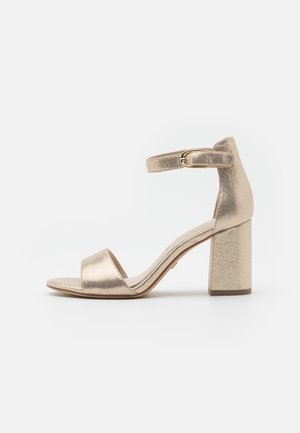 Sandaler med høye hæler - light gold