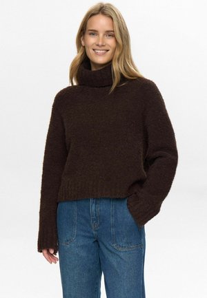WILLA CROPPED  - Sweat polaire - black coffee