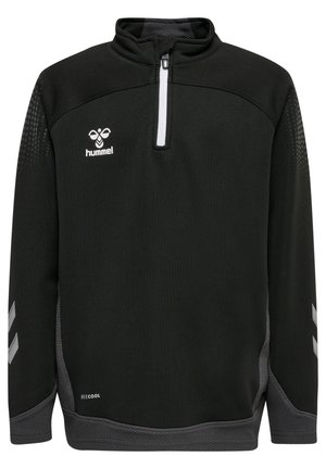 HMLLEAD HALF ZIP - Sweatshirt - black