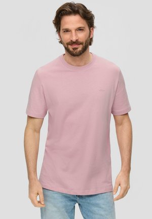 s.Oliver MIT LOGO - T-Shirt basic - zartrosa
