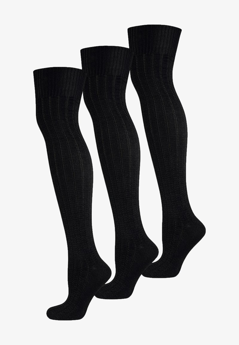 NUR DIE Over-the-knee socks - schwarz