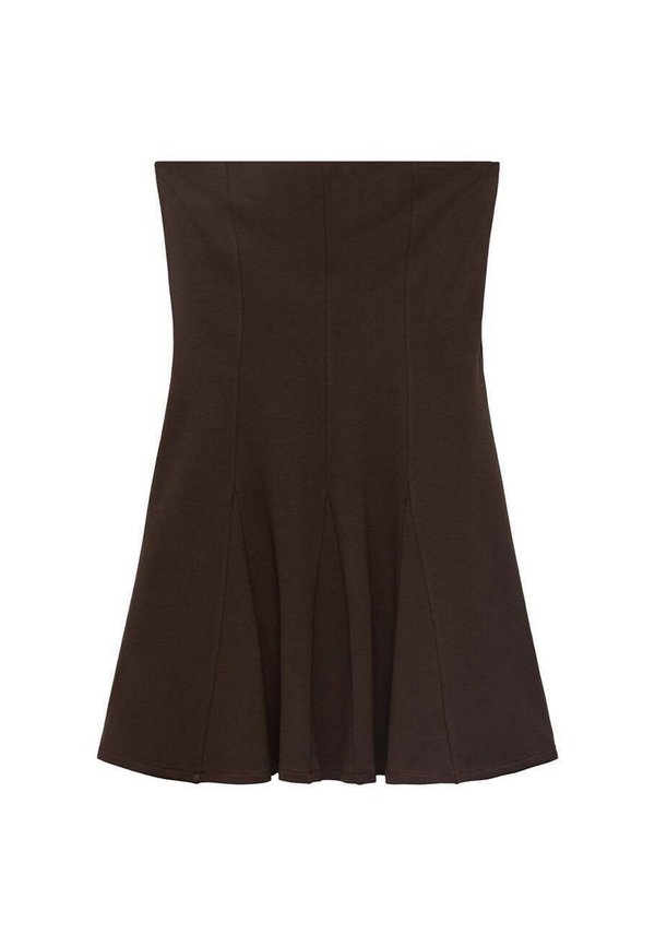 MET SIERVOUWEN - Day dress - hnědá4