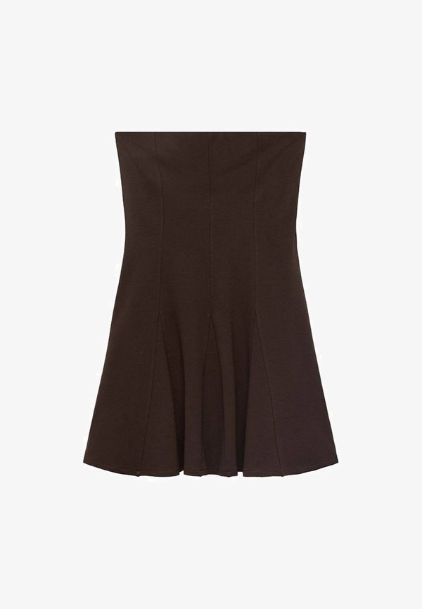 MET SIERVOUWEN - Day dress - hnědá4