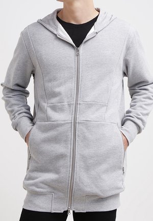 Zip-up sweatshirt - mottled grey