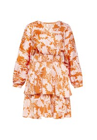 usha Denní šaty - orange white