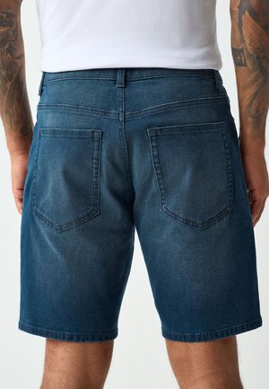 Next, REGULAR FIT - STRETCH - Shorts vaqueros - steel blue
