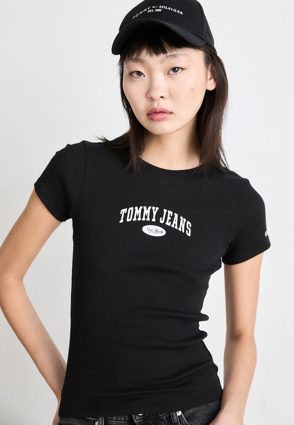 SLIM VARSITY TEE - Print T-shirt4