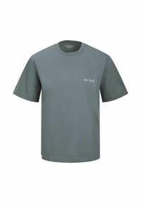 JORISLINGTON BACK TEE CREW NECK - Apdrukāts T-krekls - stormy weather