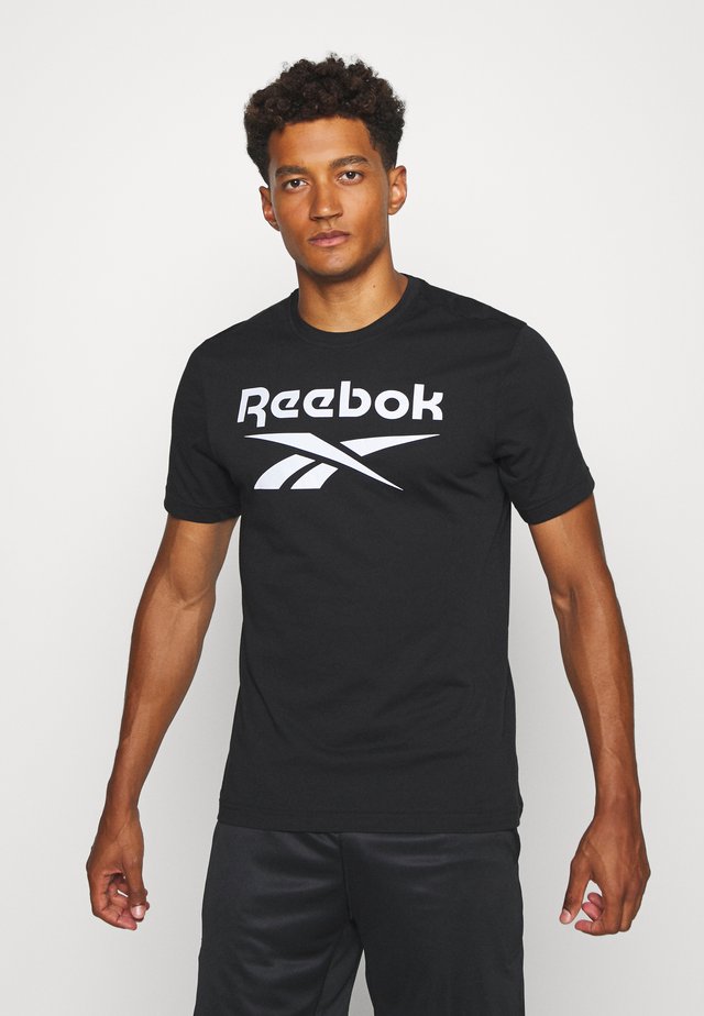 BIG LOGO TEE - T-shirt imprimé - black