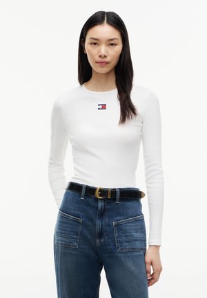 Tommy Jeans, - Bluzka z długim rękawem