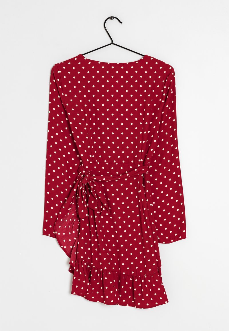 bershka red polka dot dress Buy Bershka Mini Polka Dot Jacquard Dress - Dresses for Women 40473313