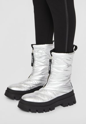 Plateaustøvler - silver-coloured