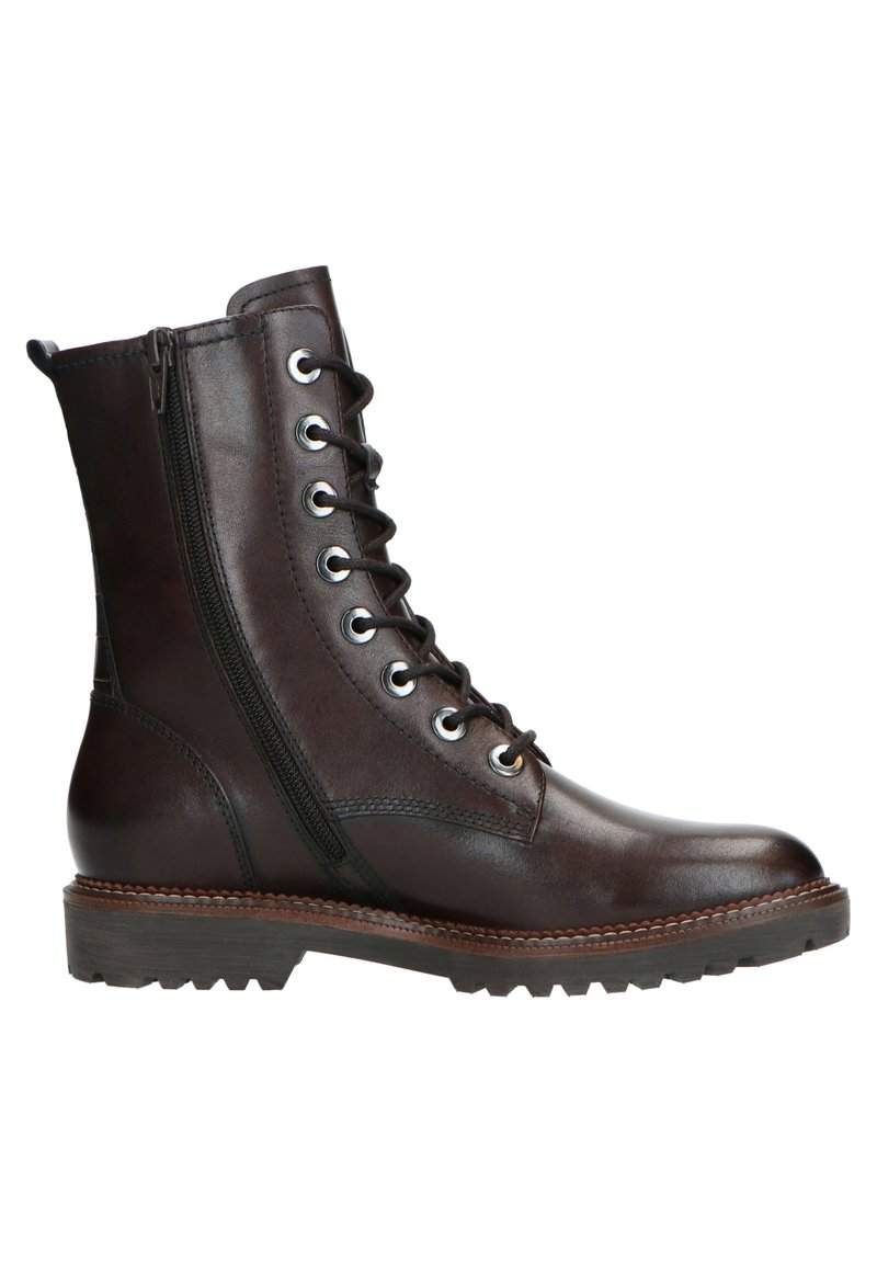 Damen Ankle Boots | Manfield Schnürstiefelette braun - LY47108 Damen Ankle Boots | Manfield Schnürstiefelette braun - LY47108