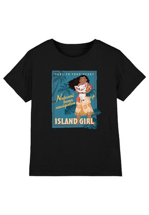 Disney MOANA ISLAND GIRL - T-Shirt print - black