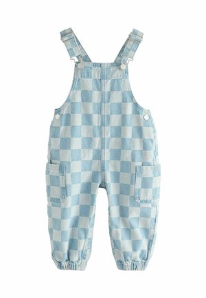 REGULAR FIT - CHECKED   - Salopete - mid blue