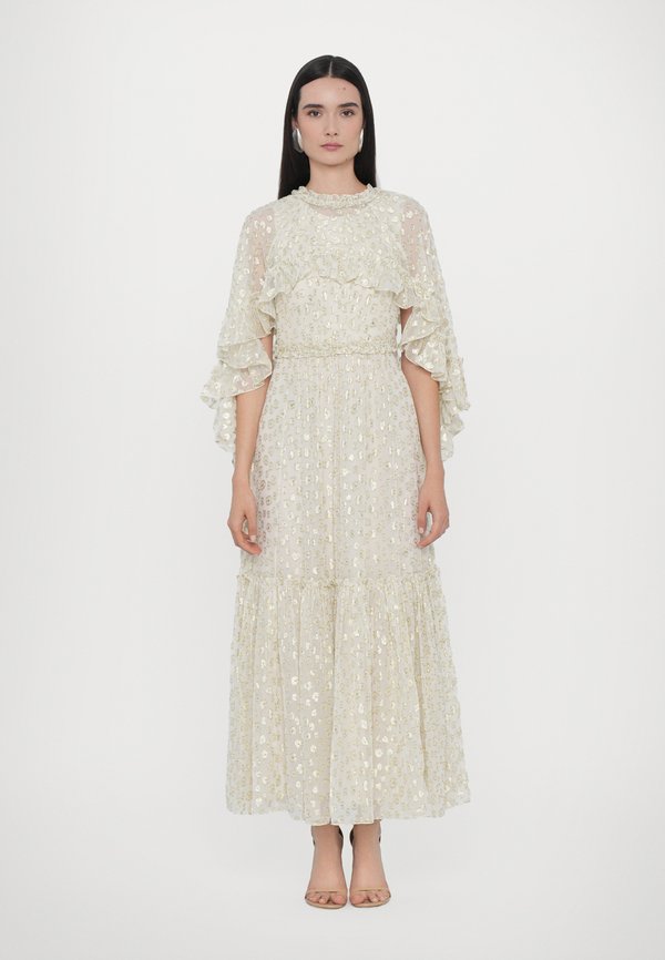 HARPER CAPE ANKLE GOWN - Occasion wear - cream