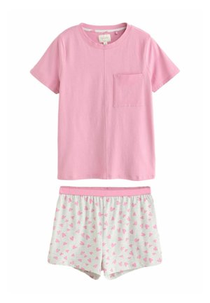 SHORT SLEEVE - REGULAR FIT SET - Pižame - pink heart