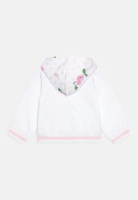 Monnalisa CAPPUCCIO UNIT - Sudadera con cremallera - white