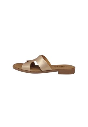 Patrizia Azzi PANTOFOLE - Ciabattine - gold coloured