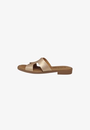 Patrizia Azzi PANTOFOLE - Ciabattine - gold coloured