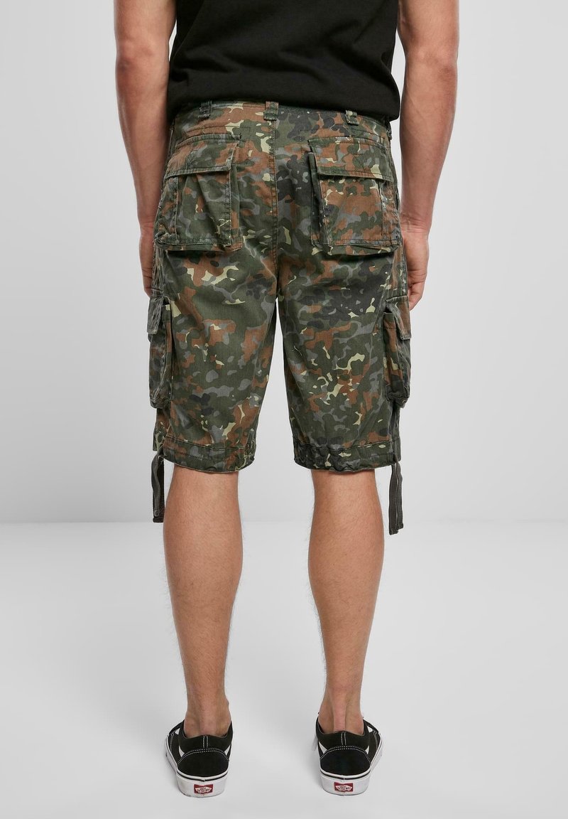 Pantaloncini Cargo Uomo Brandit Urban Legend Ripstop - Verde Mimetico, Tessuto Resistente - 3