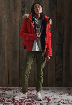 ORANGE LABEL ZIP HOODIE - Collegetakki - eclipse navy