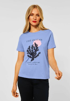 MIT PART - Print T-shirt - blau