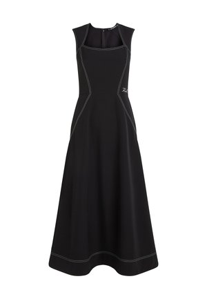 KARL LAGERFELD CONTRAST DRESS - Freizeitkleid - black