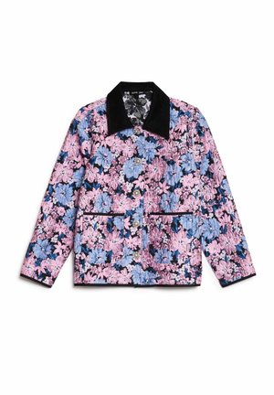 Sister Jane, FLORAL CANVAS JACQUARD JACKET - Καλοκαιρινό μπουφάν - black