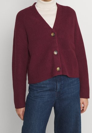 Chaqueta de punto - dark red