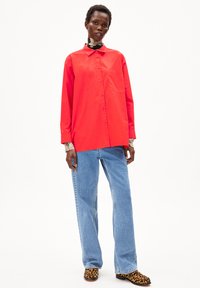 ARMEDANGELS EALGAA - Button-down blouse - red alert