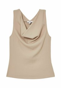 Reiss LYRA COWL-NECK - Top - camel