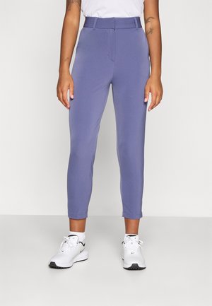 TOUR PANT - Trousers - sanded purple/white