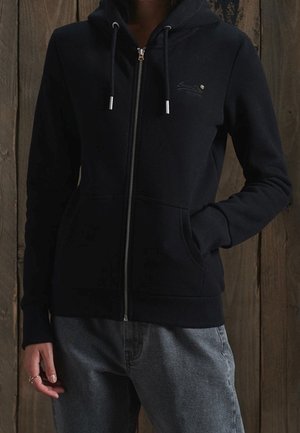 Sudadera con cremallera - black